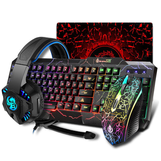 Explosion Crack Illuminant Keyboard set - Gadgetstism