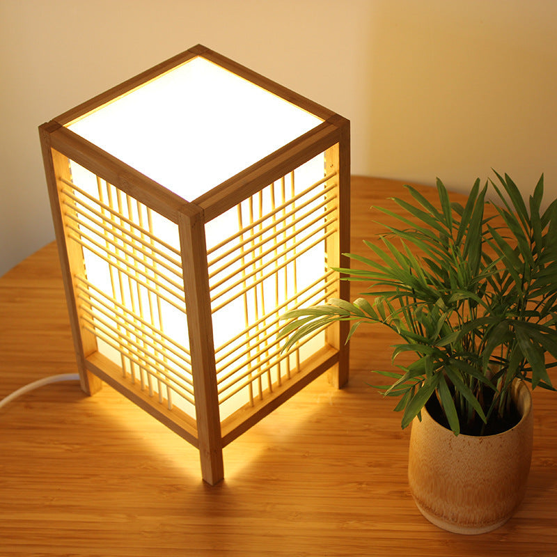 Aesthetic Square Bedside Lamp