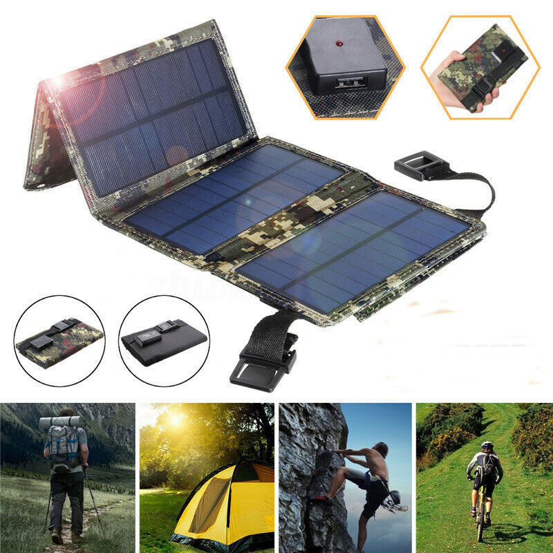 USB Portable Solar Foldable Battery Panel