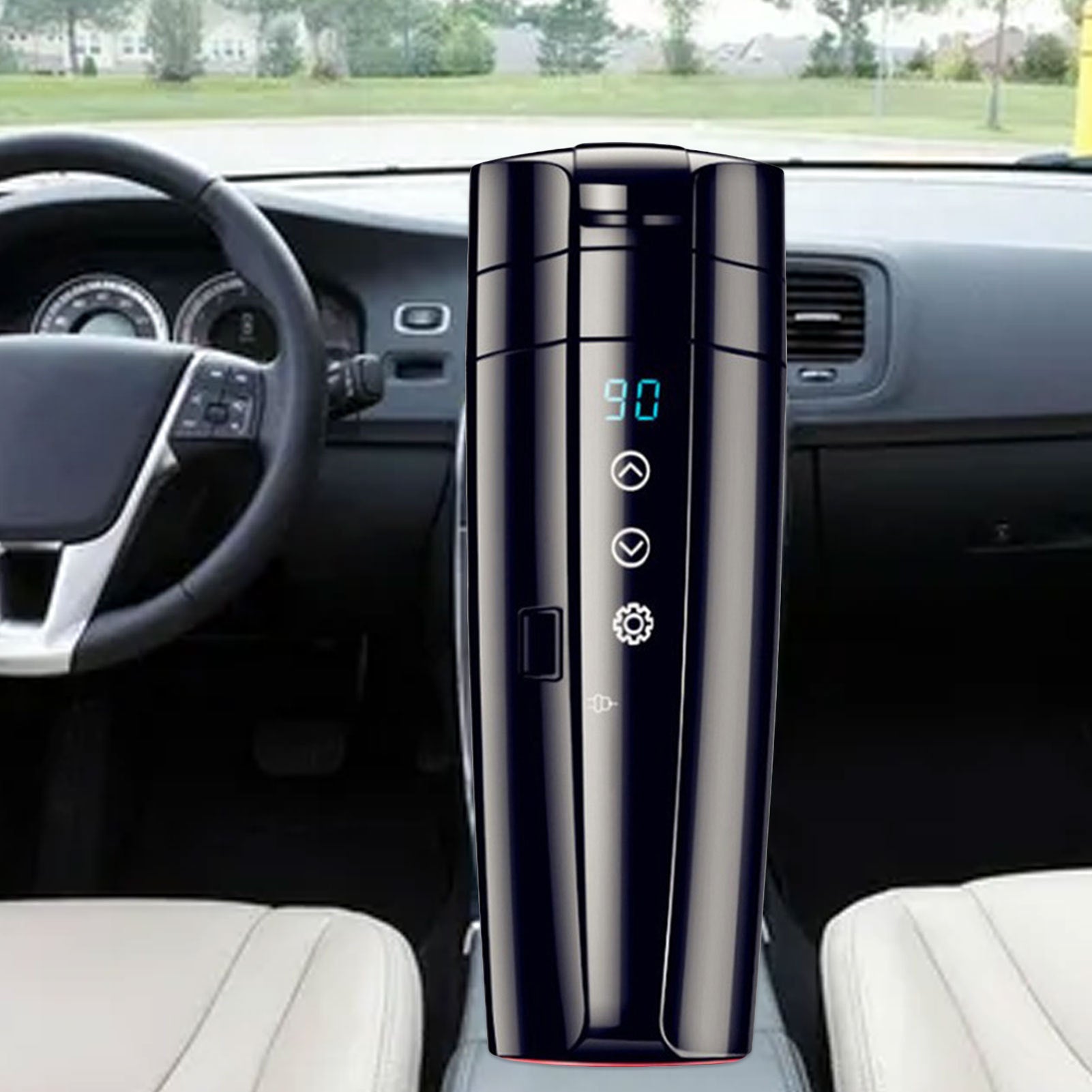 Intelligent Electric Car Warm Water Cup - Gadgetstism